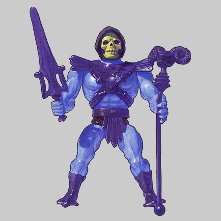 Vintage skeletor action store figure