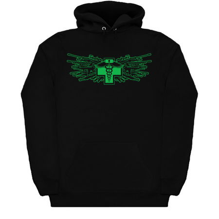 Medic-Caduceus-With-Guns-Green tiny thumbnail