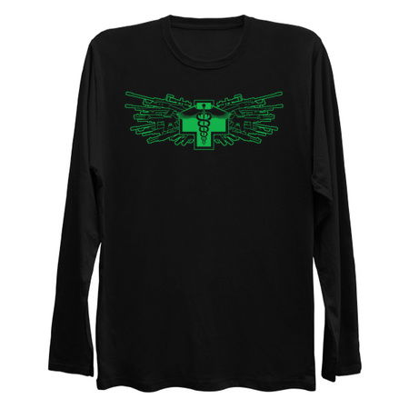 Medic-Caduceus-With-Guns-Green tiny thumbnail