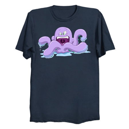 Purple Octopus With Water - NeatoShop