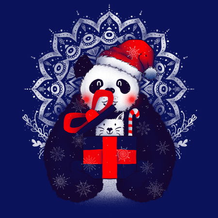 Xmas Panda - NeatoShop