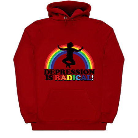 Depression Is Radical! (Girls-Light Colors) tiny thumbnail