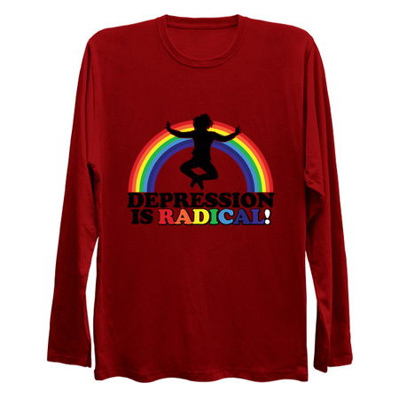 Depression Is Radical! (Girls-Light Colors) tiny thumbnail