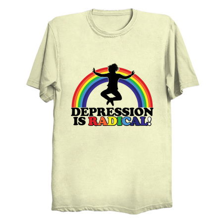 Depression Is Radical! (Girls-Light Colors) tiny thumbnail