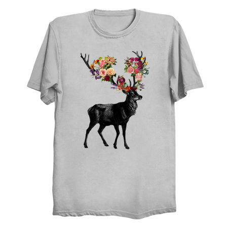 Spring Itself Deer Floral - NeatoShop