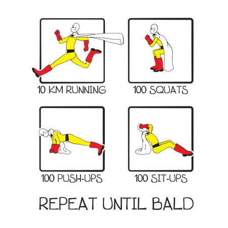 Download One Punch Man Workout Neatoshop For iPhone Wallpaper One Punch Man Workout Neatoshop For Free