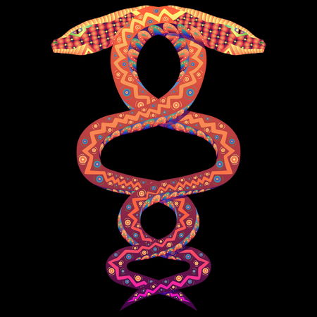 Psychedelic Ayahuasca snake spirit - NeatoShop