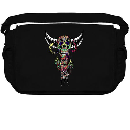 Psychedelic Skull and Snake Totem - Color tiny thumbnail