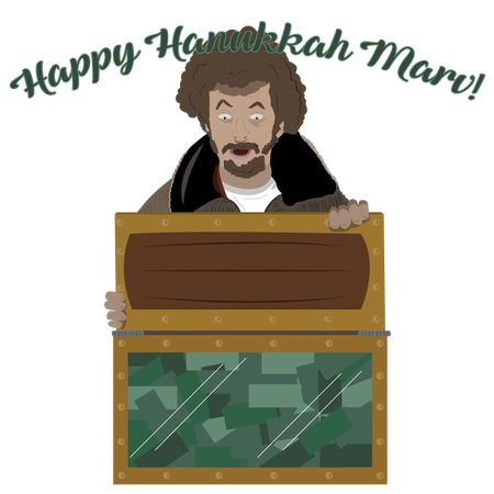 Happy Hanukkah Marv - NeatoShop