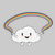 Kawaii cloud is skipping rainbows tiny thumbnail