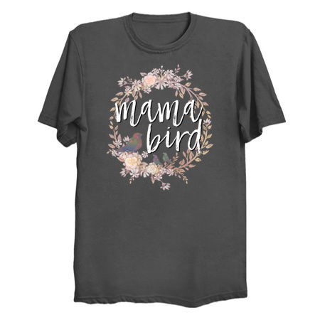 MAMA BIRD white lettering - NeatoShop