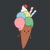 Ice Cream Cone Is Kawaii tiny thumbnail