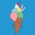 Ice Cream Cone Is Kawaii tiny thumbnail