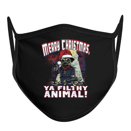 Merry Christmas Ya Filthy Animal Pug Gangster tiny thumbnail