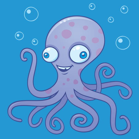 Silly Octopus Cartoon - NeatoShop Silly Octopus Cartoon - NeatoShop