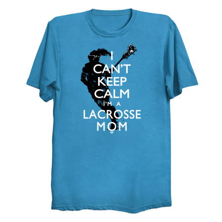 I Can't Keep Calm I'm a Girl's Lacrosse Mom T-Shirt tiny thumbnail