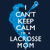 MudgeSports Can't Keep Calm Girl's Lacrosse Mom T-Shirt tiny thumbnail