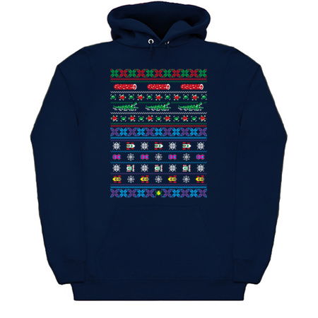 Frogs, Logs & Automobiles - Ugly Sweater tiny thumbnail