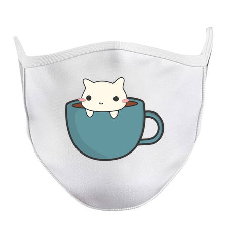 Cute Coffee Cat In A Mug tiny thumbnail