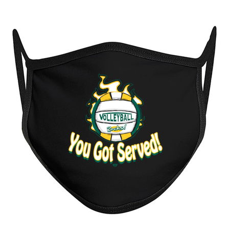 You Got Served Green Yellow Volleyball T-Shirt tiny thumbnail