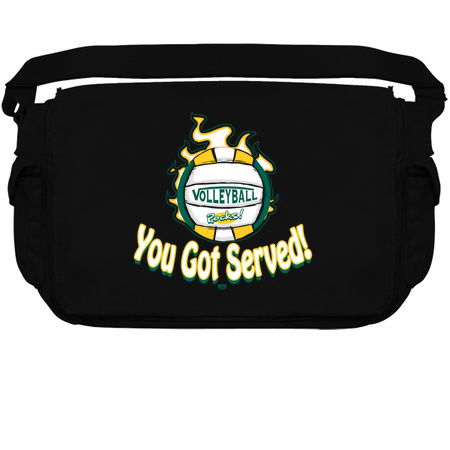 You Got Served Green Yellow Volleyball T-Shirt tiny thumbnail