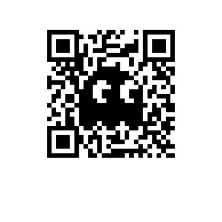Red Ghost Code Qr QR Ghost - NeatoShop