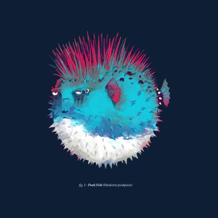 Punk Rocker Fish Punk Fish - NeatoShop