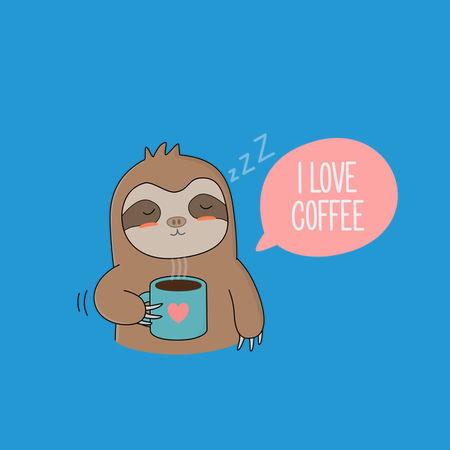 I Love Coffee Cute Design Neatoshop