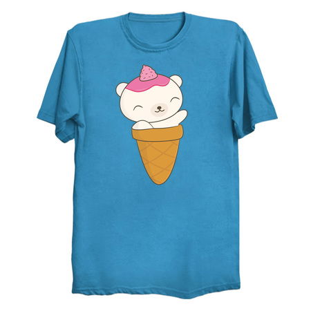 Polar Bear Inside An Ice Cream Cone tiny thumbnail