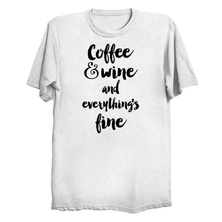 Coffee and Wine Black - NeatoShop