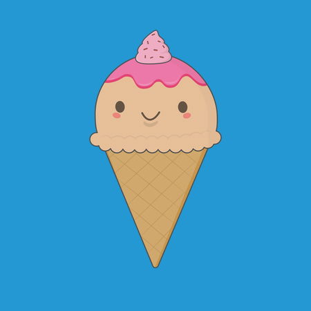 Ice Cream Cone Is Happy - NeatoShop