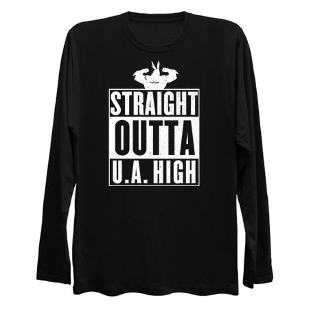 Straight outta U.A High - Boku no hero academia T-shirt tiny thumbnail