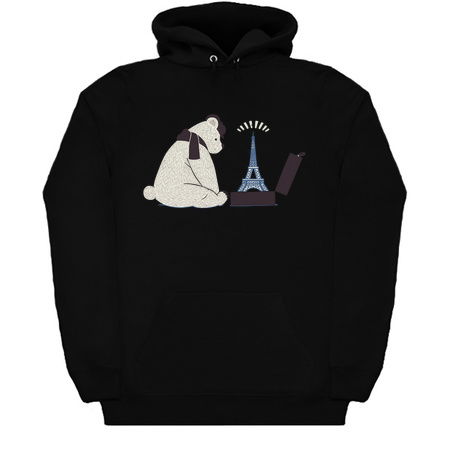 Traveler Tourist Eiffel Tower Bear Paris tiny thumbnail