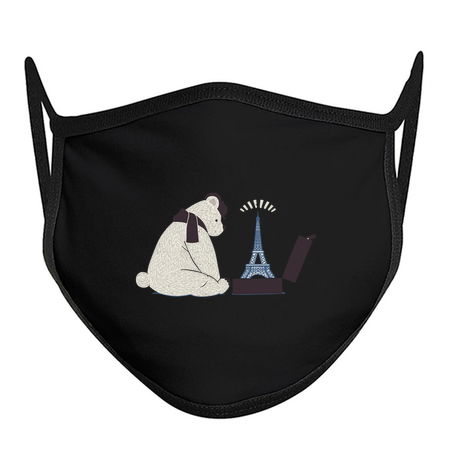Traveler Tourist Eiffel Tower Bear Paris tiny thumbnail