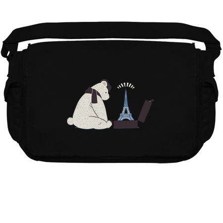 Traveler Tourist Eiffel Tower Bear Paris tiny thumbnail