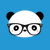 Hipster Panda Bear tiny thumbnail