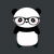 Nerdy Panda Bear tiny thumbnail