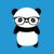 Nerdy Panda Bear tiny thumbnail