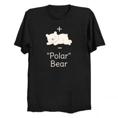 Polar Molecule Bear Funny Science Pun tiny thumbnail
