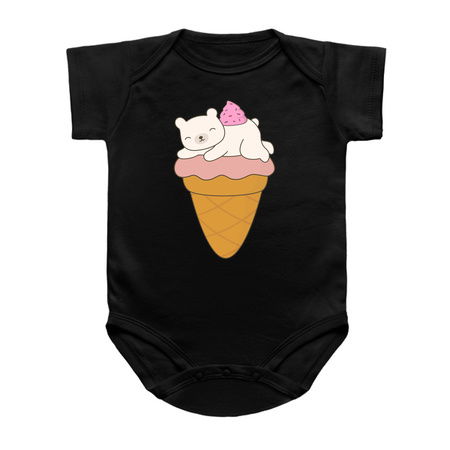 Sleepy Polar Bear Ice Cream Cone Is Kawaii tiny thumbnail