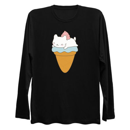 Delicious Kitten Cat On Ice Cream Cone tiny thumbnail