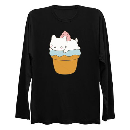 Tasty Kitten Cat Ice Cream Cone Is Kawaii tiny thumbnail