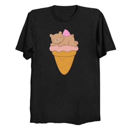 Candy Brown Bear Ice Cream Is Kawaii tiny thumbnail