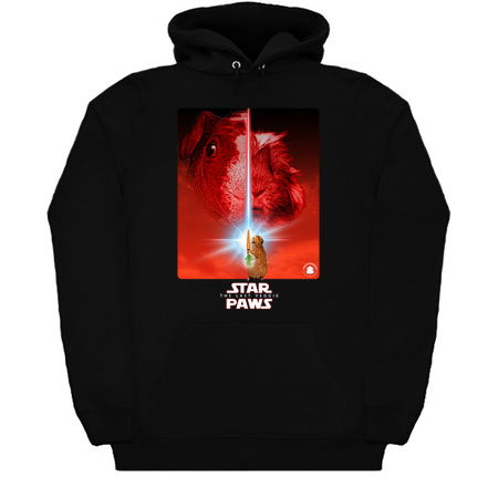 STAR PAWS: The Last Veggie (Black tee) tiny thumbnail