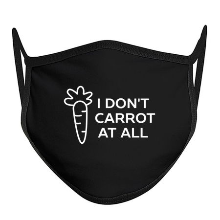 I Don't Carrot At All Funny Food Pun tiny thumbnail