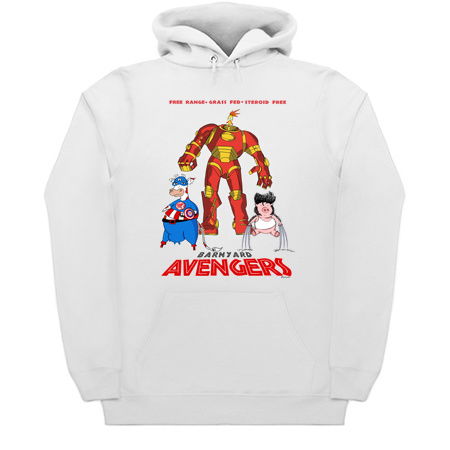 Psycho Dairy Farm's BARNYARD AVENGERS! In White & Light colors tiny thumbnail