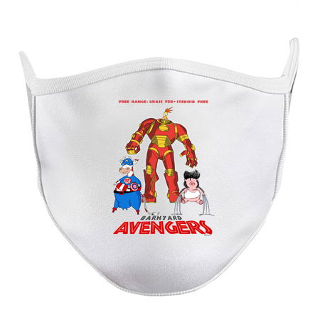 Psycho Dairy Farm's BARNYARD AVENGERS! In White & Light colors tiny thumbnail