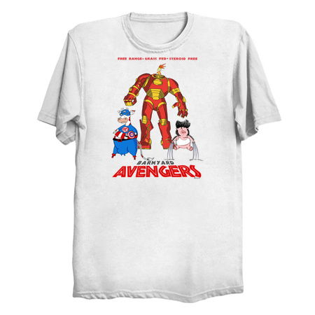 Psycho Dairy Farm's BARNYARD AVENGERS! In White & Light colors tiny thumbnail