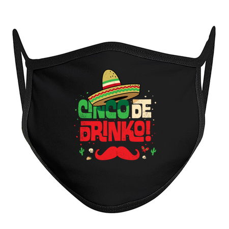 Cinco de Mayo Shirt Funny Mexican Cinco de Drinko Moustache Shirt tiny thumbnail