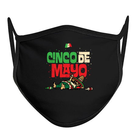 Cinco De Mayo May 5 Drunk Mexican Flag T-Shirt tiny thumbnail